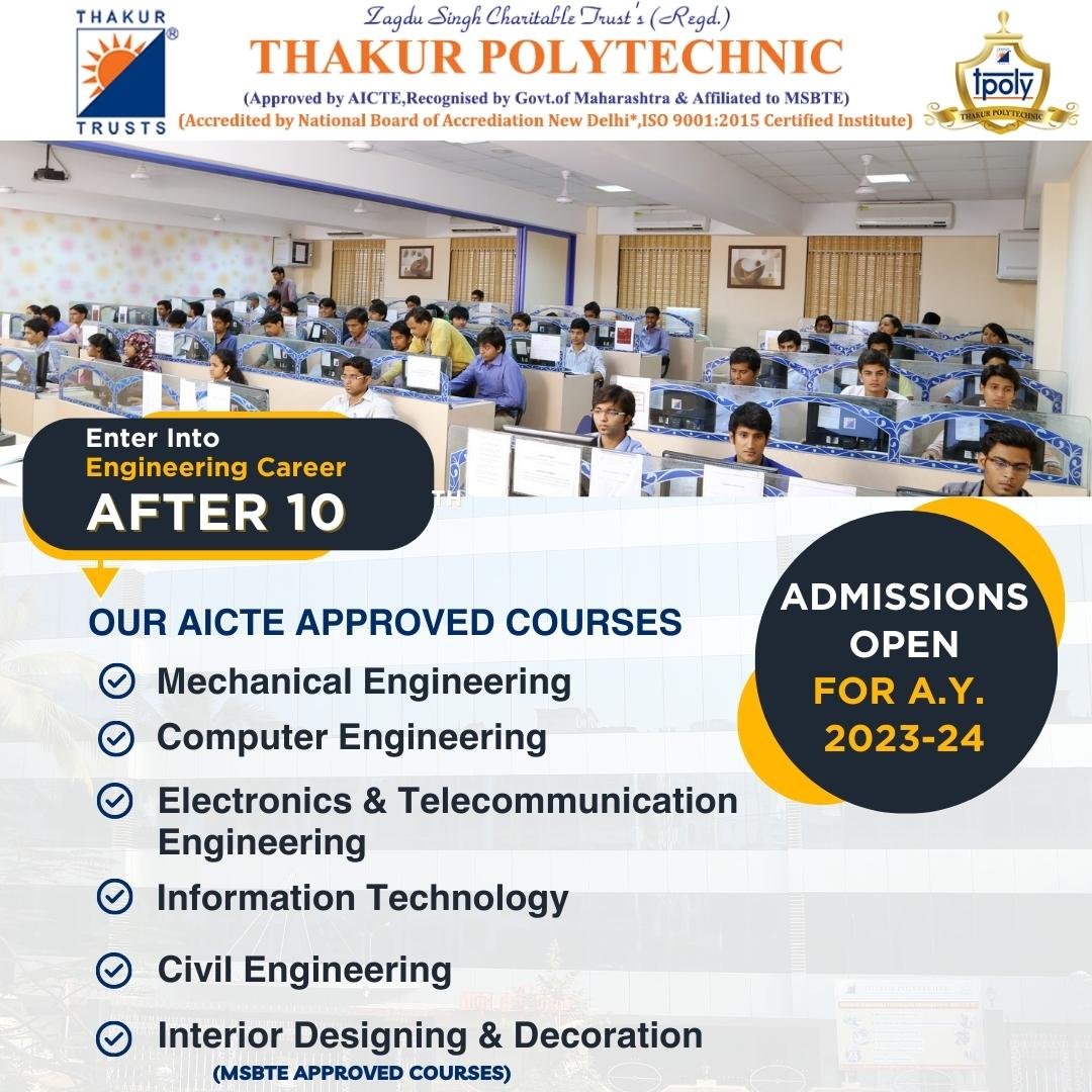 thakur p. g. college of education course admissions